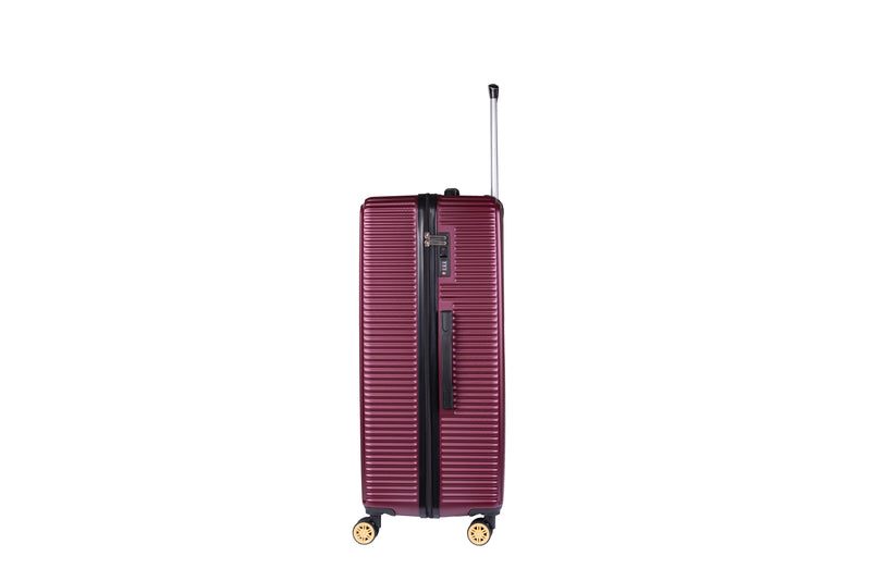Highbury Burgundy Hardside Luggage Polypropylene Hard-Shell Spinner/Suitcase Set with 8 Wheels - 29 inches, 25 inches, 20 inches
