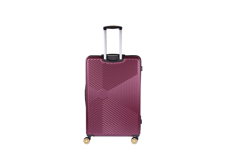 Highbury Burgundy Hardside Luggage Polypropylene Hard-Shell Spinner/Suitcase Set with 8 Wheels - 29 inches, 25 inches, 20 inches