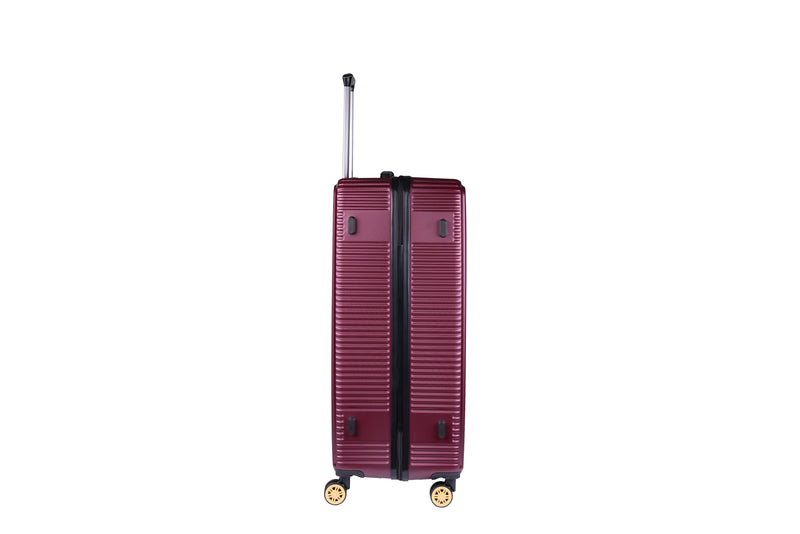 Highbury Burgundy Hardside Luggage Polypropylene Hard-Shell Spinner/Suitcase Set with 8 Wheels - 29 inches, 25 inches, 20 inches