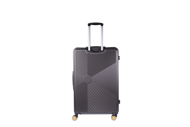 Highbury Dark Grey Hardside Luggage Polypropylene Hard-Shell Spinner/Suitcase Set with 8 Wheels - 29 inches, 25 inches, 20 inches