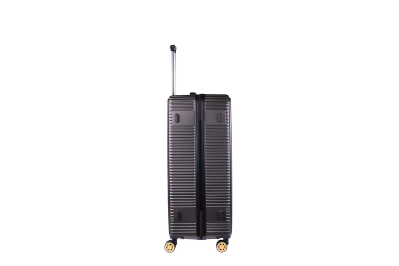 Highbury Dark Grey Hardside Luggage Polypropylene Hard-Shell Spinner/Suitcase Set with 8 Wheels - 29 inches, 25 inches, 20 inches