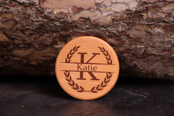 Personalised Engraved 5W Wooden Wireless Charger, Portable Charger