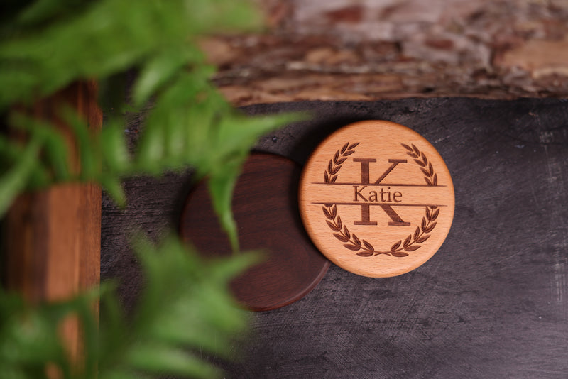 Personalised Engraved 5W Wooden Wireless Charger, Portable Charger