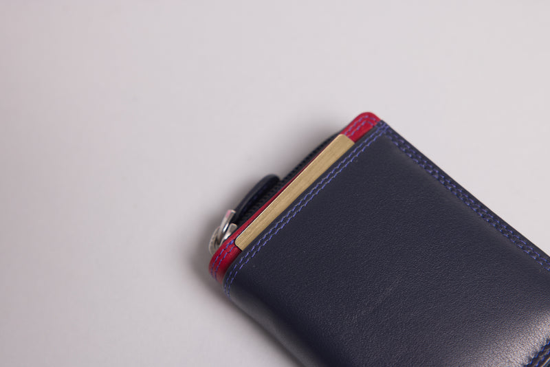 Personalised Engraved Midnight Multi Leather Purse