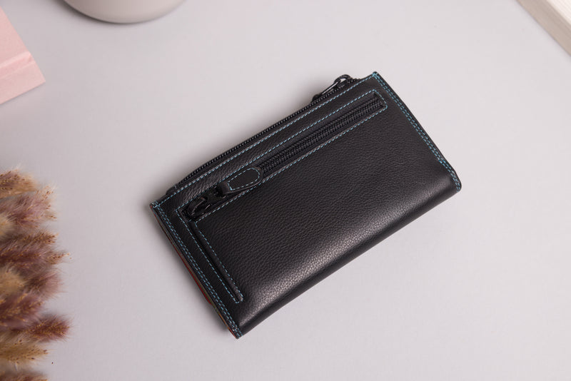 "Christmas gift idea for her – personalised leather purse"