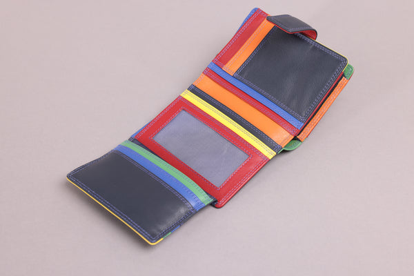Personalised Engraved Midnight Multi Leather Purse