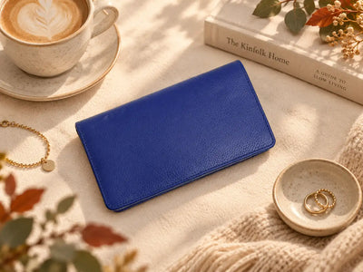 Personalised Purple Leather Purse for Women | RFID Ladies Wallet