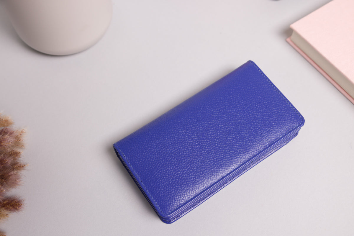 Personalised Purple Leather Purse for Women | RFID Ladies Wallet