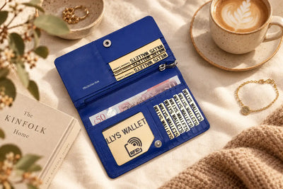 Personalised Purple Leather Purse for Women | RFID Ladies Wallet