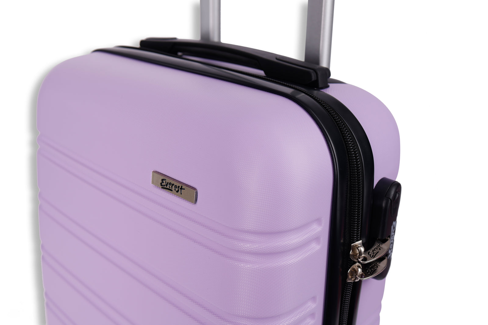 Everest Hardside Luggage ABS Hard Shell Spinner Suitcase Set with 8 Wh Willys Wallets