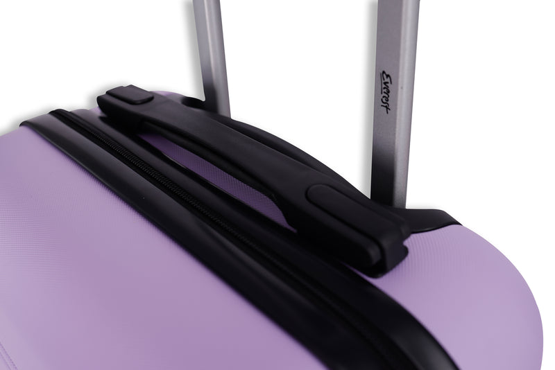 Everest Hardside Luggage ABS Hard-Shell Spinner/Suitcase Set with 8 Wheels - 71cm / 28 inches, 61cm / 24 inches, 55cm / 20 inches 3 Piece Set (20", 24",28")
