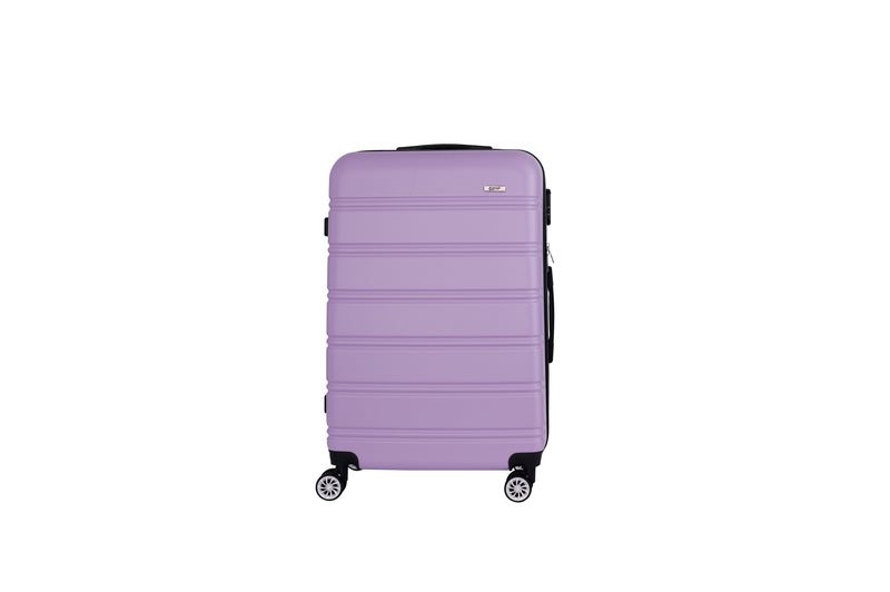 Everest Hardside Luggage ABS Hard-Shell Spinner/Suitcase Set with 8 Wheels - 71cm / 28 inches, 61cm / 24 inches, 55cm / 20 inches 3 Piece Set (20", 24",28")