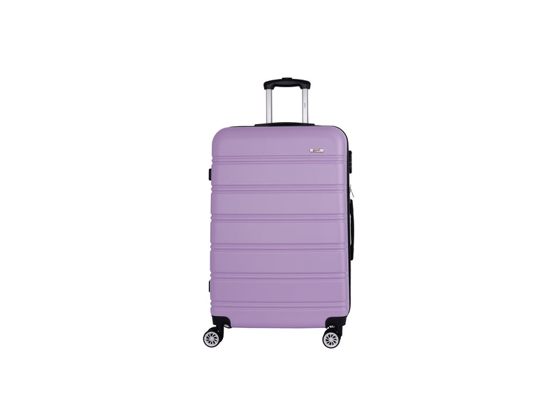 Everest Hardside Luggage ABS Hard-Shell Spinner/Suitcase Set with 8 Wheels - 71cm / 28 inches, 61cm / 24 inches, 55cm / 20 inches 3 Piece Set (20", 24",28")