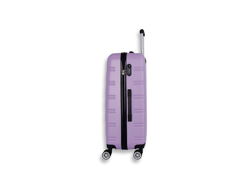 Everest Hardside Luggage ABS Hard-Shell Spinner/Suitcase Set with 8 Wheels - 71cm / 28 inches, 61cm / 24 inches, 55cm / 20 inches 3 Piece Set (20", 24",28")