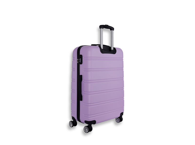 Everest Hardside Luggage ABS Hard-Shell Spinner/Suitcase Set with 8 Wheels - 71cm / 28 inches, 61cm / 24 inches, 55cm / 20 inches 3 Piece Set (20", 24",28")