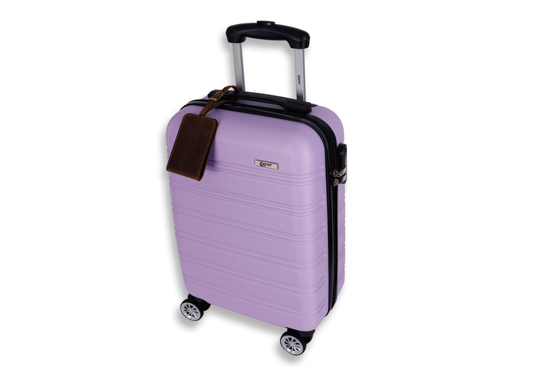 Everest Hardside Luggage ABS Hard-Shell Spinner/Suitcase Set with 8 Wheels - 71cm / 28 inches, 61cm / 24 inches, 55cm / 20 inches 3 Piece Set (20", 24",28")