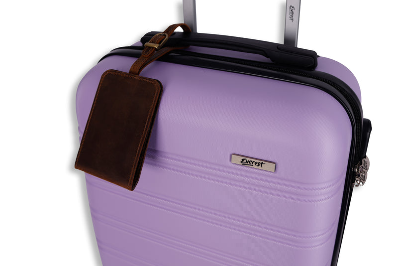 Everest Hardside Luggage ABS Hard-Shell Spinner/Suitcase Set with 8 Wheels - 71cm / 28 inches, 61cm / 24 inches, 55cm / 20 inches 3 Piece Set (20", 24",28")