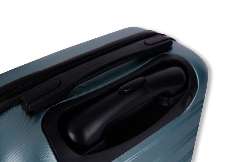 Everest Hardside Luggage ABS Hard-Shell Spinner/Suitcase Set with 8 Wheels - 71cm / 28 inches, 61cm / 24 inches, 55cm / 20 inches 3 Piece Set (20", 24",28")