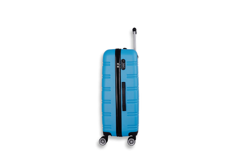 Everest Hardside Luggage ABS Hard-Shell Spinner/Suitcase Set with 8 Wheels - 71cm / 28 inches, 61cm / 24 inches, 55cm / 20 inches 3 Piece Set (20", 24",28")