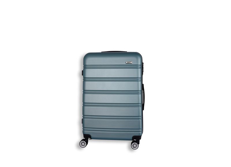 Everest Hardside Luggage ABS Hard-Shell Spinner/Suitcase Set with 8 Wheels - 71cm / 28 inches, 61cm / 24 inches, 55cm / 20 inches 3 Piece Set (20", 24",28")