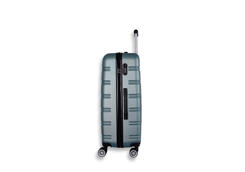 Everest Hardside Luggage ABS Hard-Shell Spinner/Suitcase Set with 8 Wheels - 71cm / 28 inches, 61cm / 24 inches, 55cm / 20 inches 3 Piece Set (20", 24",28")