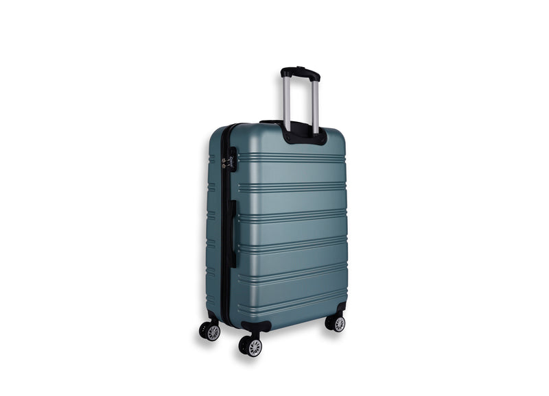Everest Hardside Luggage ABS Hard-Shell Spinner/Suitcase Set with 8 Wheels - 71cm / 28 inches, 61cm / 24 inches, 55cm / 20 inches 3 Piece Set (20", 24",28")