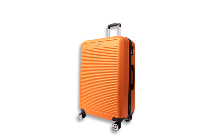 Everest Hardside Luggage ABS Hard-Shell Spinner/Suitcase Set with 8 Wheels - 71cm / 28 inches, 61cm / 24 inches, 55cm / 20 inches 3 Piece Set (20", 24",28")