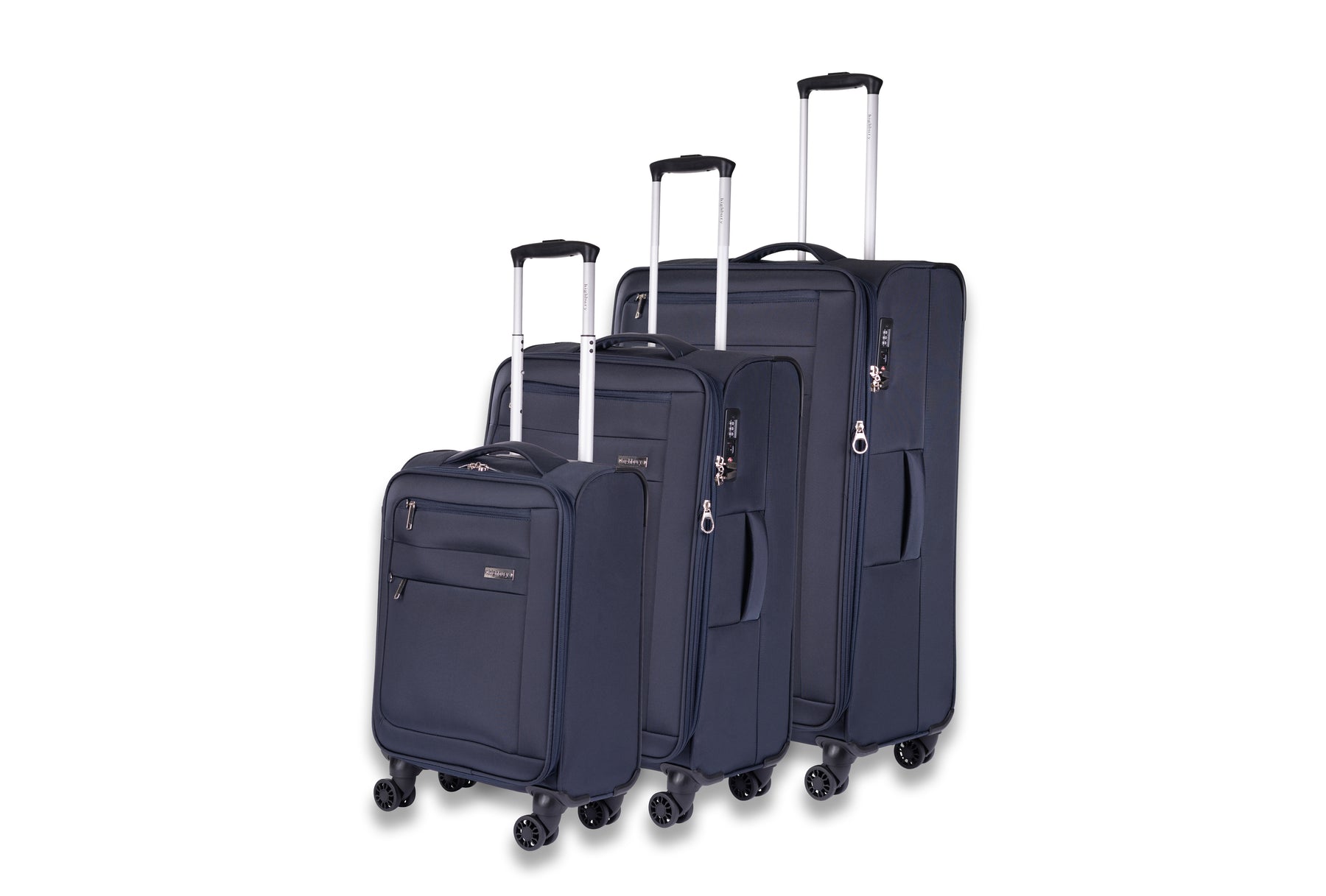 Highbury Navy Softside Luggage Set (29/25/20 inches)