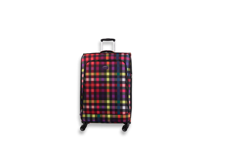 Highbury Polyester Luggage Set with 8 Rolling Spinner/Suitcase Set with 8 Wheels - 71cm / 28 inches, 61cm / 24 inches, 55cm / 18 inches