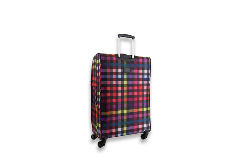 Highbury Polyester Luggage Set with 8 Rolling Spinner/Suitcase Set with 8 Wheels - 71cm / 28 inches, 61cm / 24 inches, 55cm / 18 inches