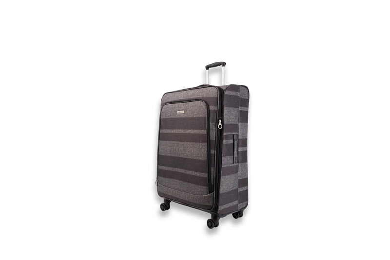 Highbury Polyester Luggage Set with 8 Rolling Spinner/Suitcase Set with 8 Wheels - 71cm / 28 inches, 61cm / 24 inches, 55cm / 18 inches