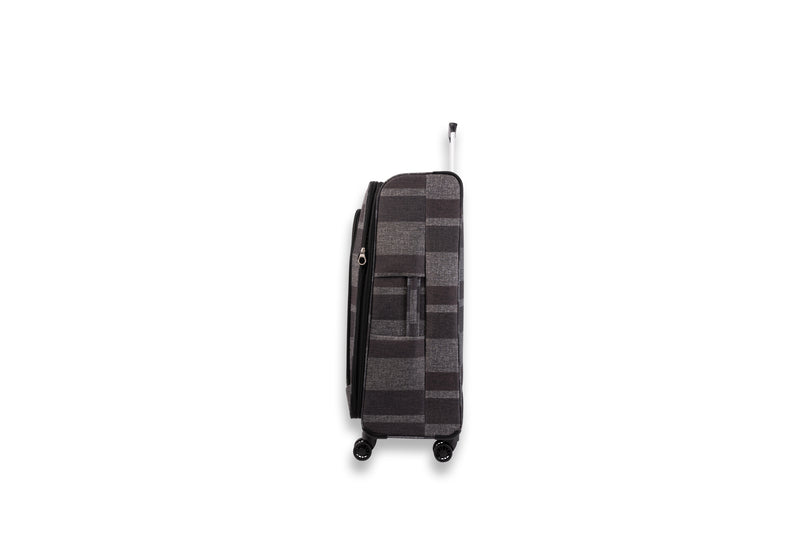 Highbury Polyester Luggage Set with 8 Rolling Spinner/Suitcase Set with 8 Wheels - 71cm / 28 inches, 61cm / 24 inches, 55cm / 18 inches