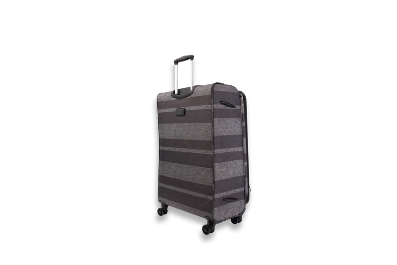 Highbury Polyester Luggage Set with 8 Rolling Spinner/Suitcase Set with 8 Wheels - 71cm / 28 inches, 61cm / 24 inches, 55cm / 18 inches