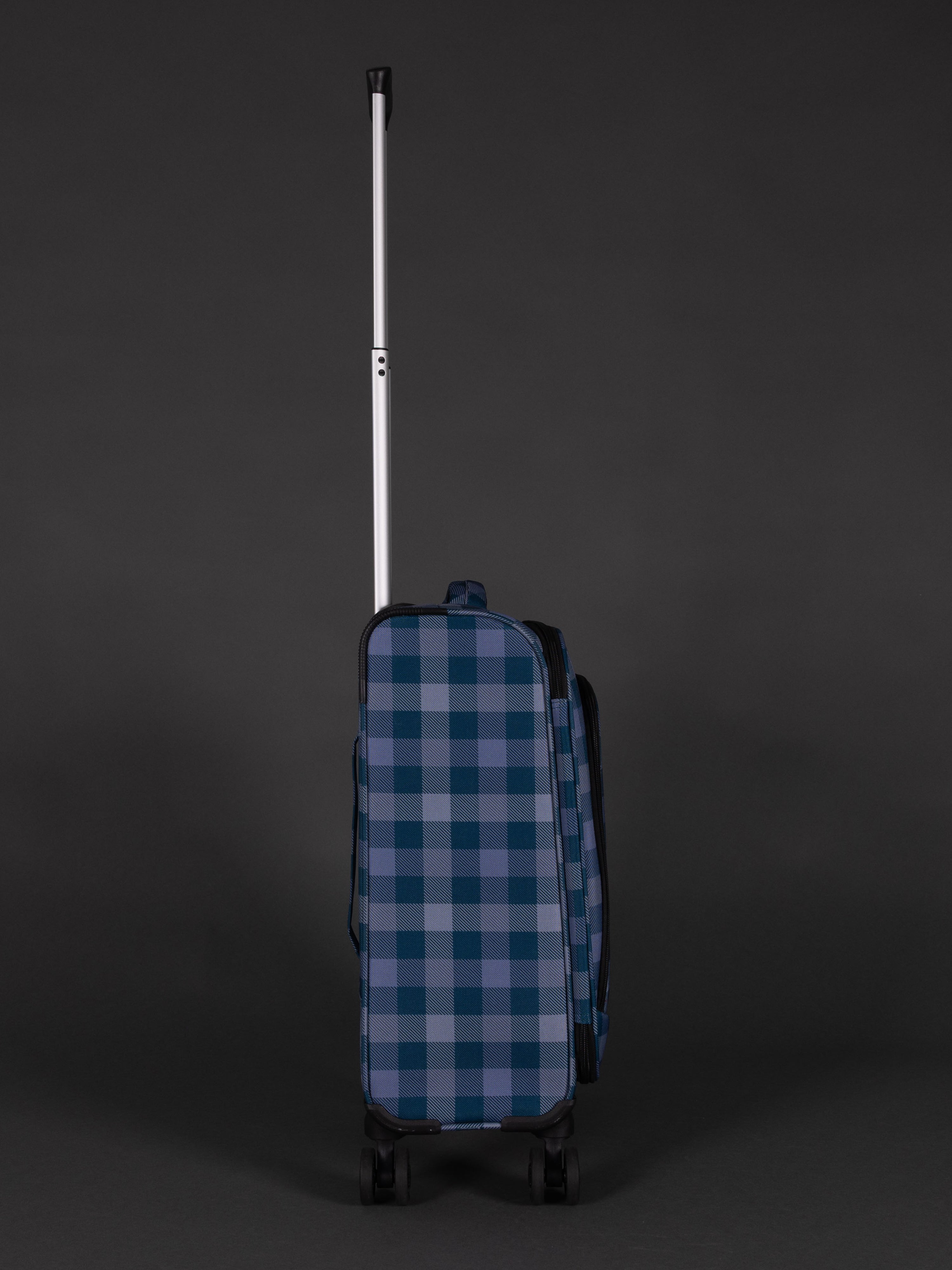 Highbury 3-Piece Luggage Set with 8 Spinner Wheels – Polyester Suitcases 20", 24", 28" (Cabin, Medium & Large)