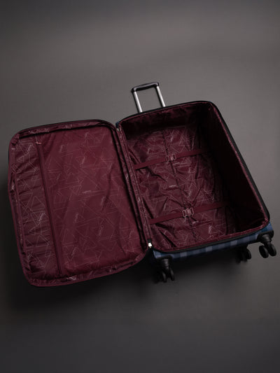 Highbury 3-Piece Luggage Set with 8 Spinner Wheels – Polyester Suitcases 20", 24", 28" (Cabin, Medium & Large)