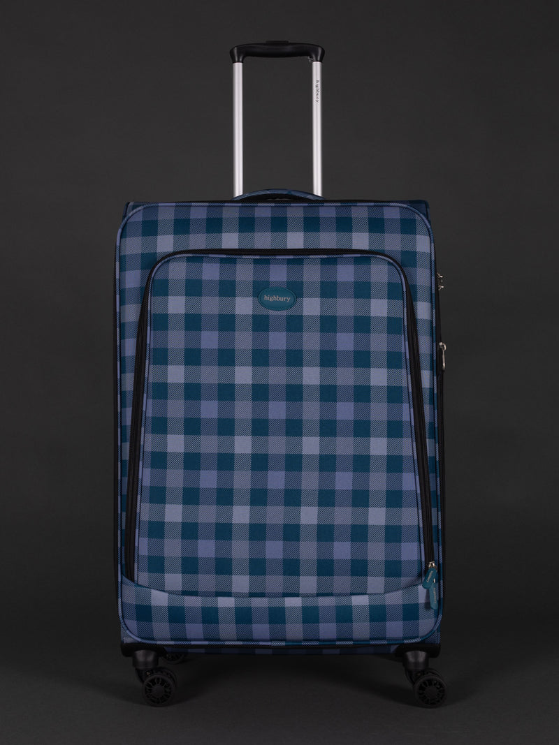 "28 inch large suitcase with 8 wheels"