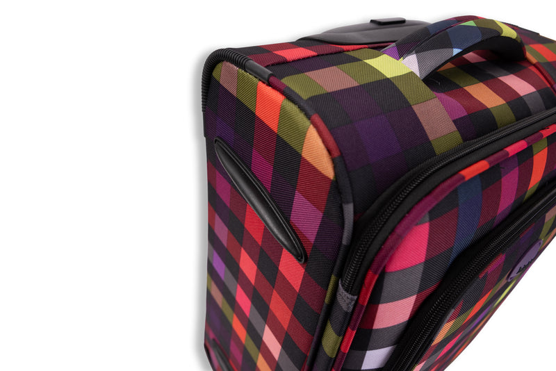 Highbury Polyester Luggage Set with 8 Rolling Spinner/Suitcase Set with 8 Wheels - 71cm / 28 inches, 61cm / 24 inches, 55cm / 18 inches