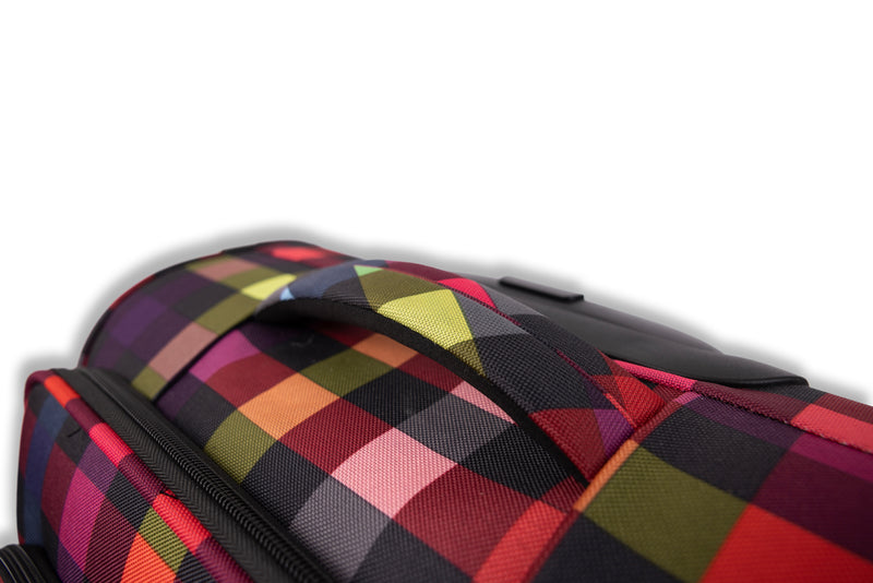 Highbury Polyester Luggage Set with 8 Rolling Spinner/Suitcase Set with 8 Wheels - 71cm / 28 inches, 61cm / 24 inches, 55cm / 18 inches