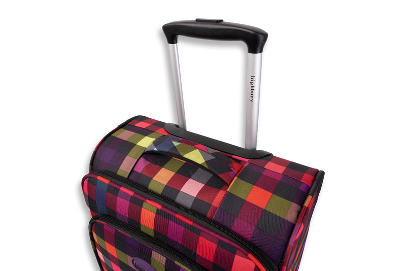 Highbury Polyester Luggage Set with 8 Rolling Spinner/Suitcase Set with 8 Wheels - 71cm / 28 inches, 61cm / 24 inches, 55cm / 18 inches