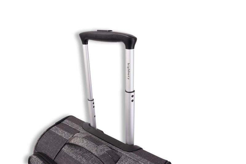 Highbury Polyester Luggage Set with 8 Rolling Spinner/Suitcase Set with 8 Wheels - 71cm / 28 inches, 61cm / 24 inches, 55cm / 18 inches