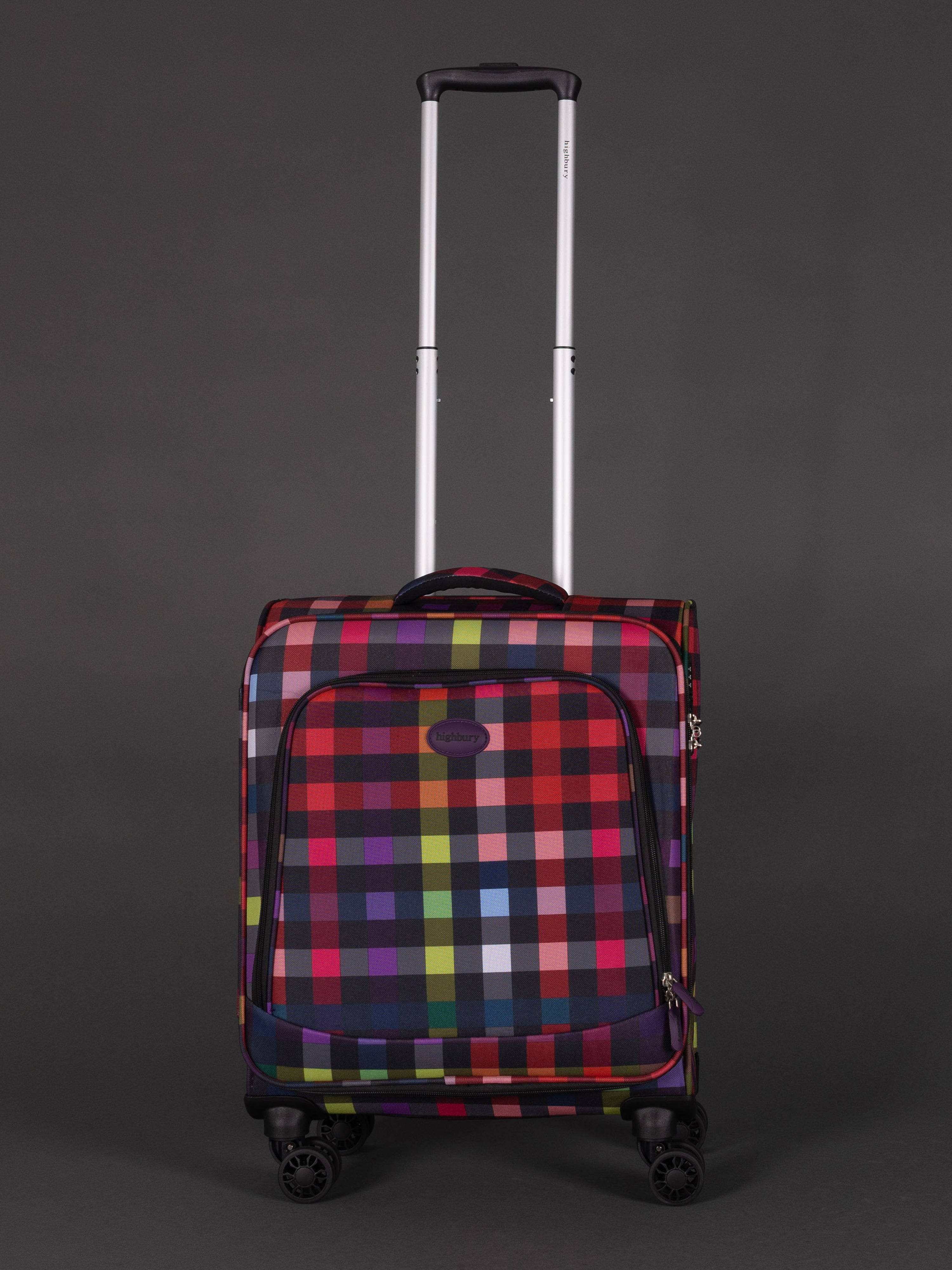 "Lightweight polyester luggage set for family travel"