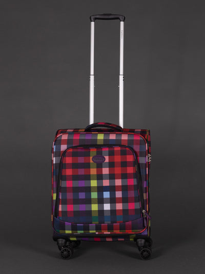 "Lightweight polyester luggage set for family travel"