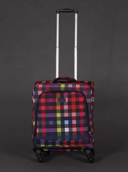 "Lightweight polyester luggage set for family travel"