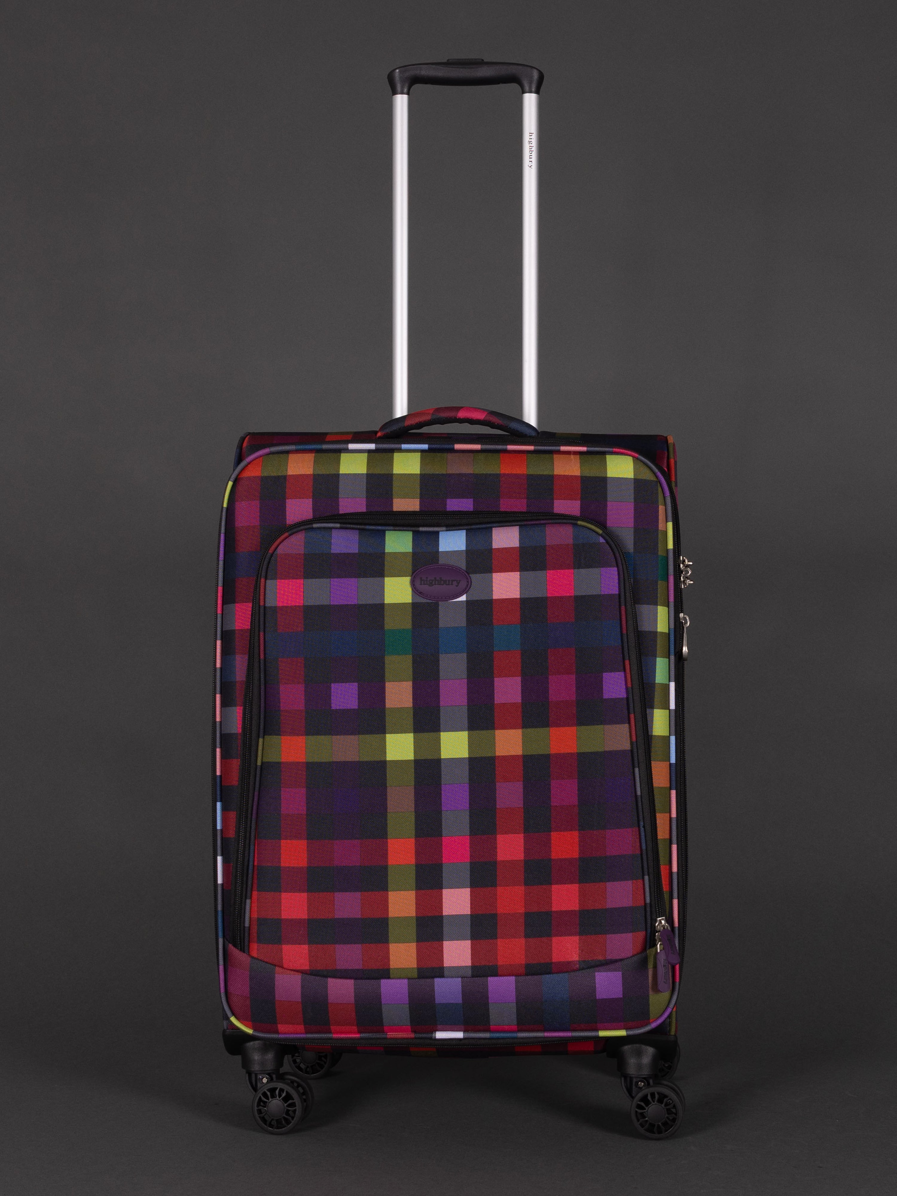 "Highbury 3 piece suitcase set with smooth spinner wheels"