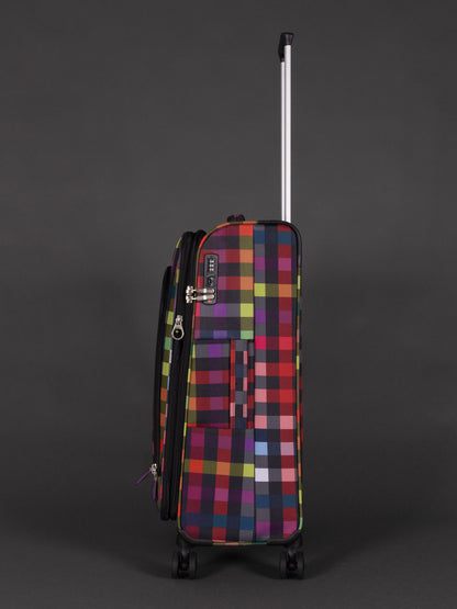 Highbury 3-Piece Luggage Set with 8 Spinner Wheels – Polyester Suitcases 20", 24", 28" (Cabin, Medium & Large)