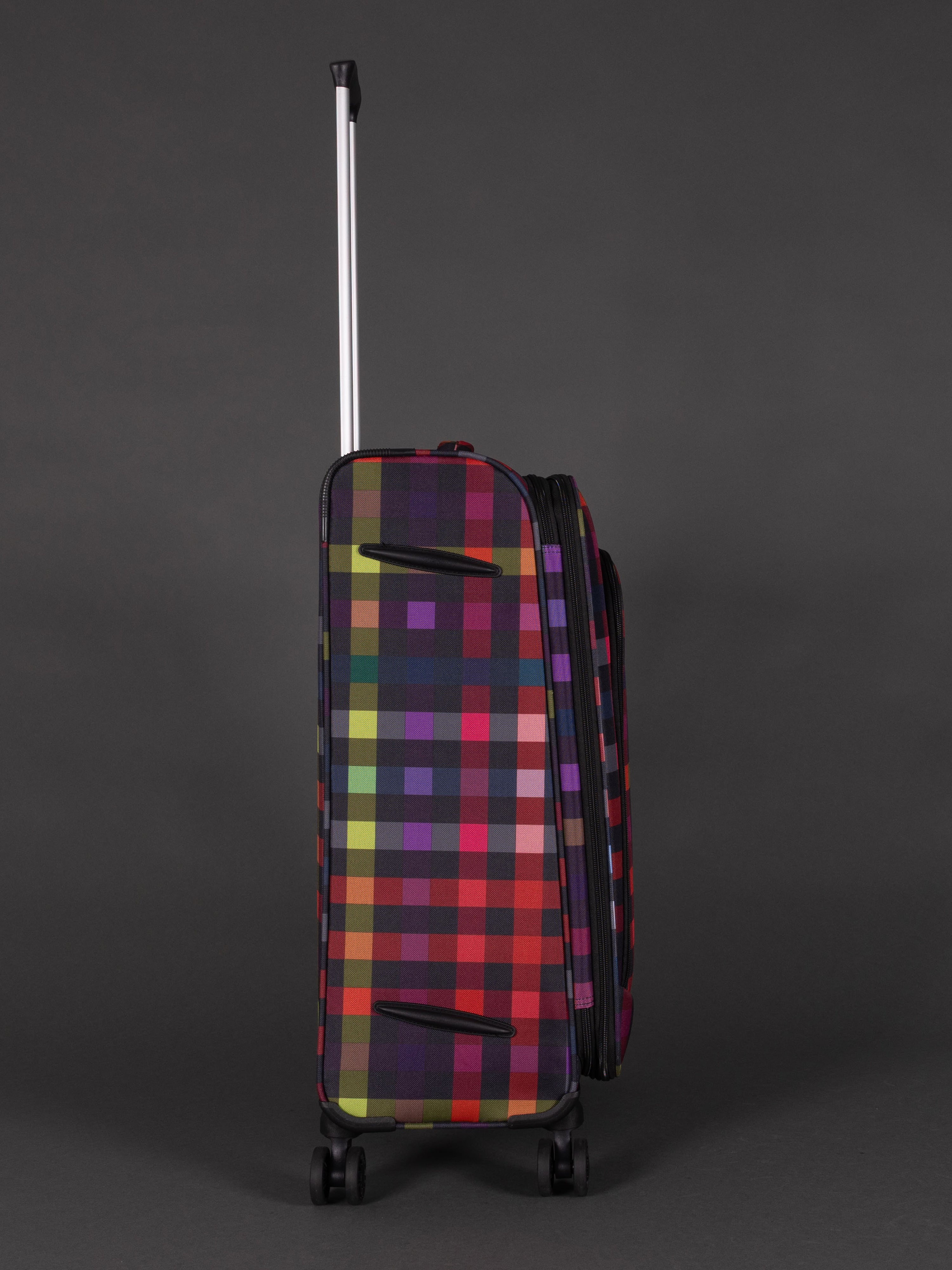 Highbury 3-Piece Luggage Set with 8 Spinner Wheels – Polyester Suitcases 20", 24", 28" (Cabin, Medium & Large)