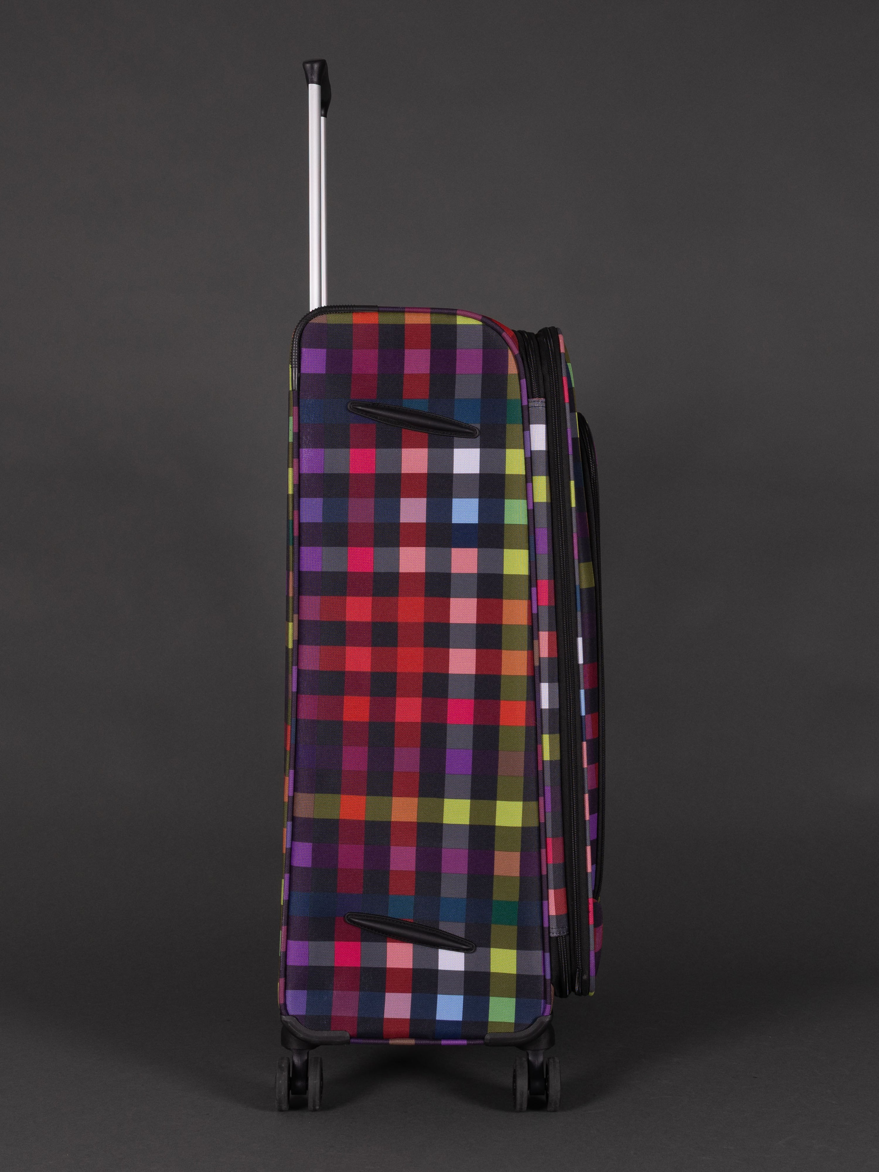 Highbury 3-Piece Luggage Set with 8 Spinner Wheels – Polyester Suitcases 20", 24", 28" (Cabin, Medium & Large)