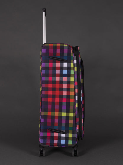 Highbury 3-Piece Luggage Set with 8 Spinner Wheels – Polyester Suitcases 20", 24", 28" (Cabin, Medium & Large)