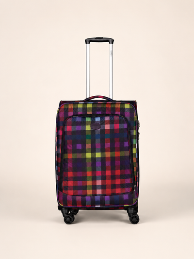 Highbury 3-Piece Luggage Set with 8 Spinner Wheels – Polyester Suitcases 20", 24", 28" (Cabin, Medium & Large)