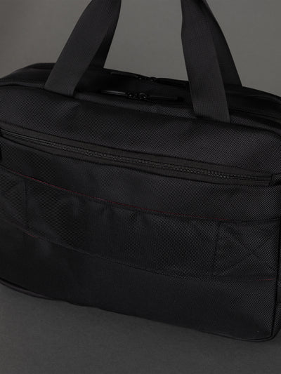 Highbury Black Business Bag – Professional Laptop Briefcase with Organiser Sections & Shoulder Strap